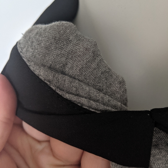 Gray And Black Working Long Top Sz M. NWOT - Picture 4 of 4